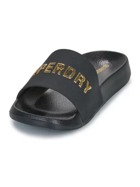 Pantofi Superdry cu autograf negru