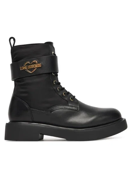 Bokacsizma LOVE MOSCHINO fekete