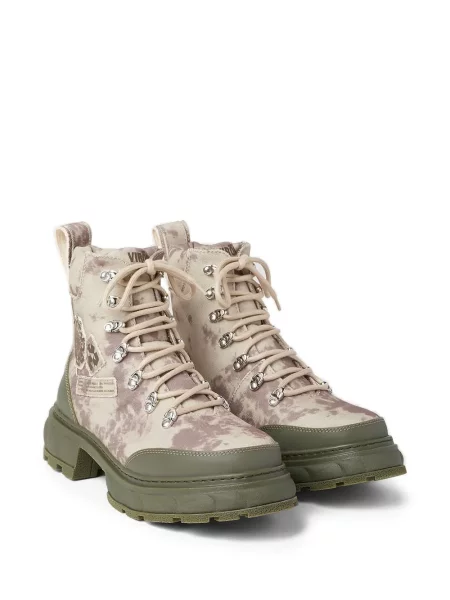 Botine Virón cu imagine cu model camuflaj verde
