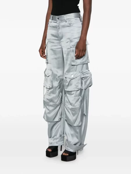 Pantaloni cargo The Attico albastru