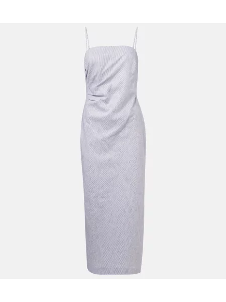 Rochie midi Vince de in până la genunchi de costum alb