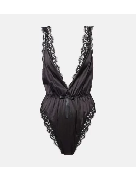 Body Dolce&gabbana din satin negru