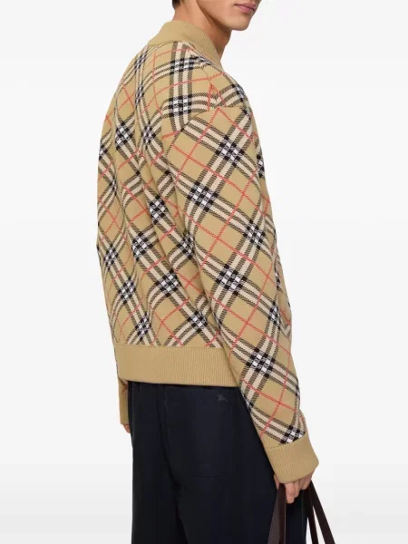 Cardigan Burberry în carouri