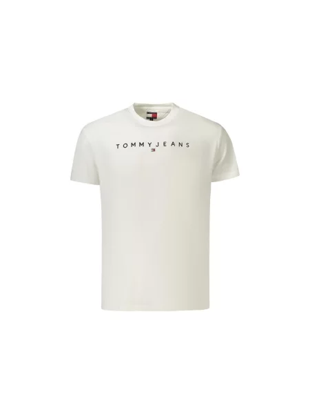 Tricou Tommy Hilfiger Jeans alb