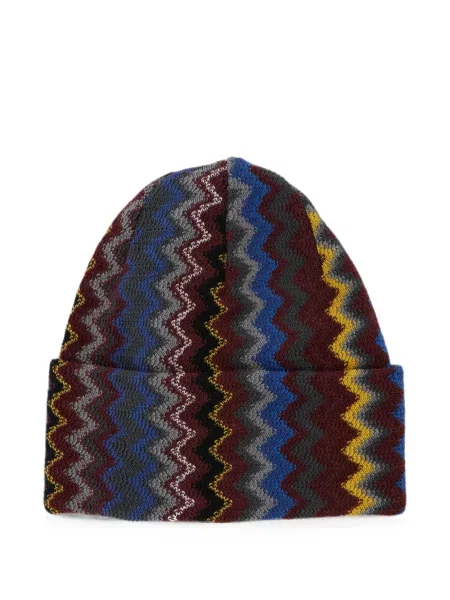 Căciulă Missoni tricotate albastru