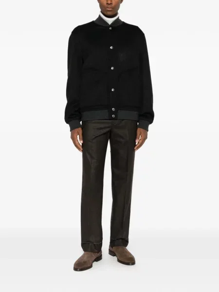Pantaloni Brioni cu cordon maro