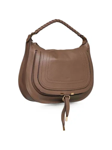 Geantă Chloé din piele maro