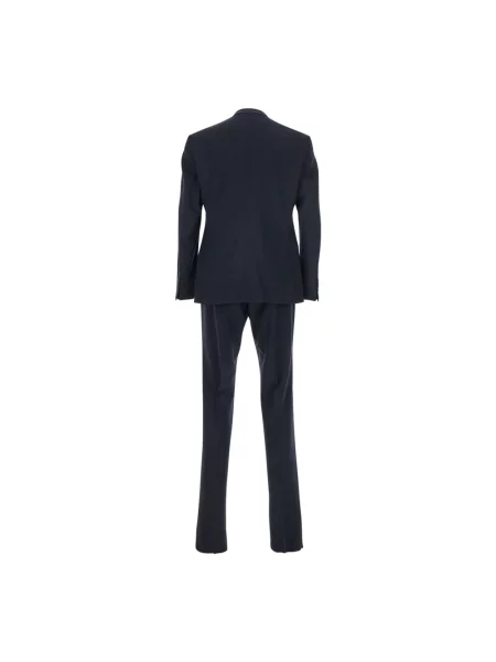Garnitur Emporio Armani wełniany niebieski