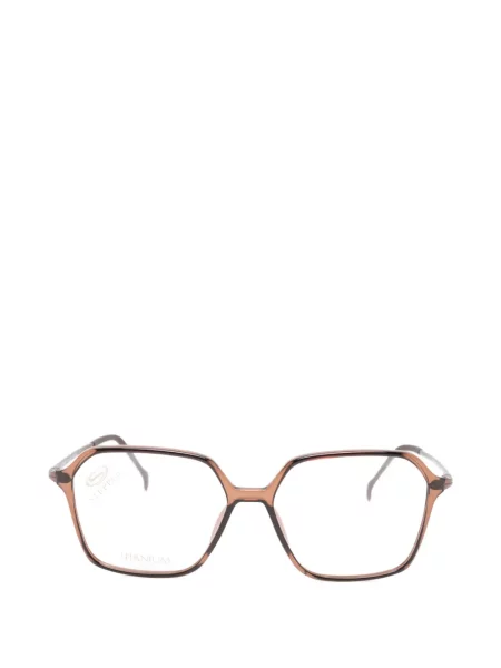 Ochelari de soare Stepper Eyewear cu imprimeu geometric maro