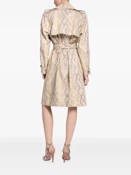 Двуредно палто Elie Saab с принт