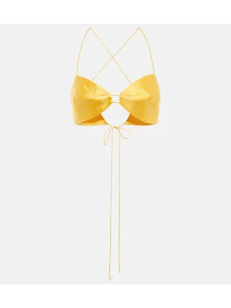 Satynowy top The Sei żółty