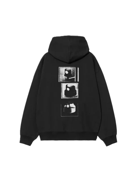 Bluza z kapturem Carhartt Wip z kapturem czarna