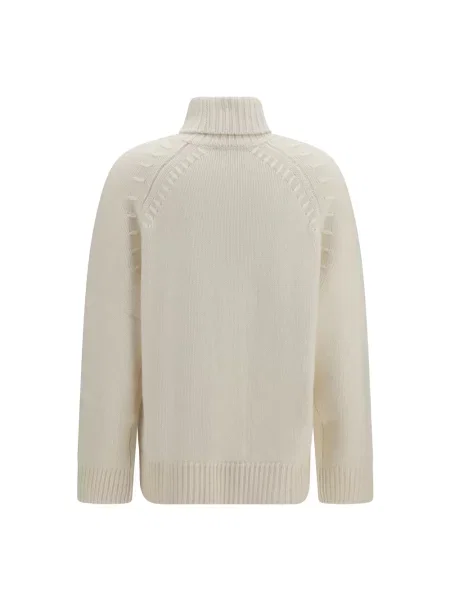 Sweter z golfem Parosh beżowy