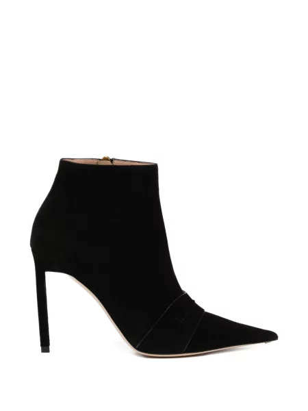 Botine Tom Ford cu vârf ascuţit negru