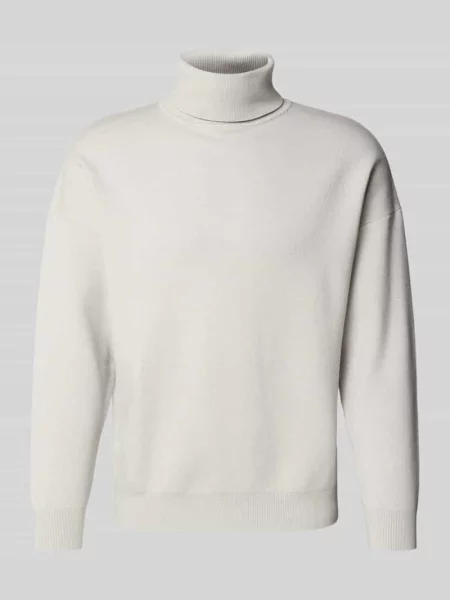 Sweter z dzianiny z golfem Antony Morato