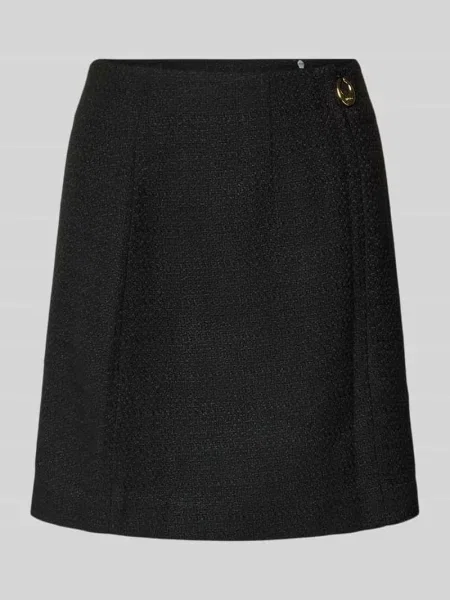 Spódnica mini o kroju regular fit model Hugo czarna