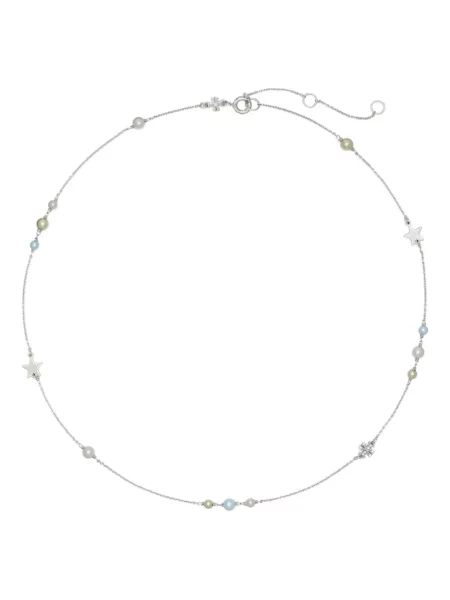 Colier Tory Burch argintiu