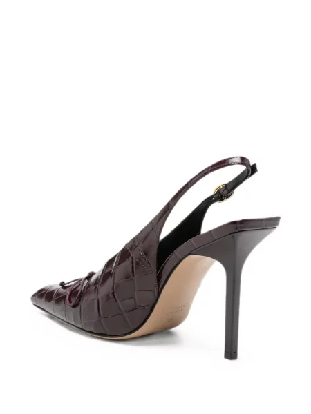 Pantofi cu toc Jacquemus slingback maro
