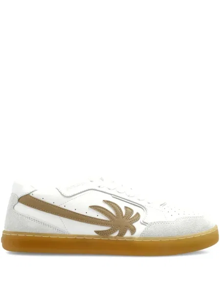 Sneakerși Palm Angels din piele alb