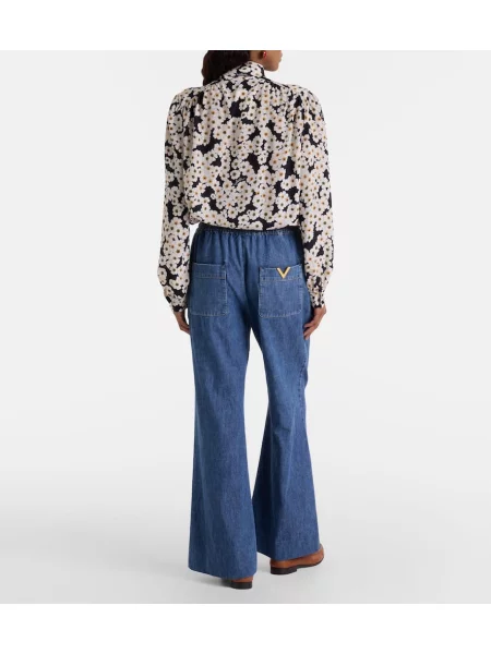 Pantaloni Valentino albastru