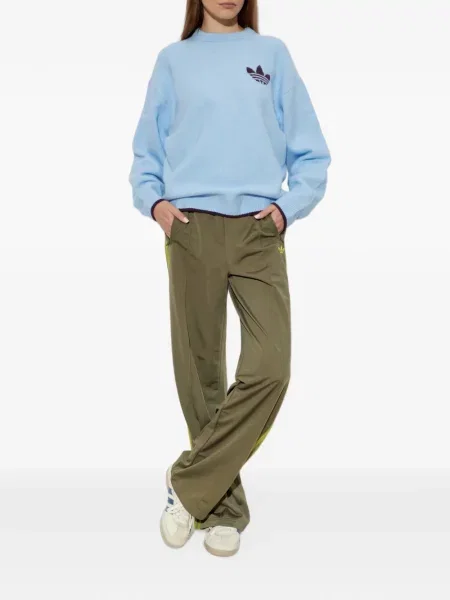 Pantaloni Adidas alergare verde