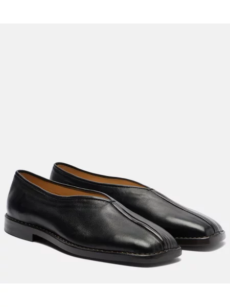 Chiloți Lemaire din piele slip-on negru