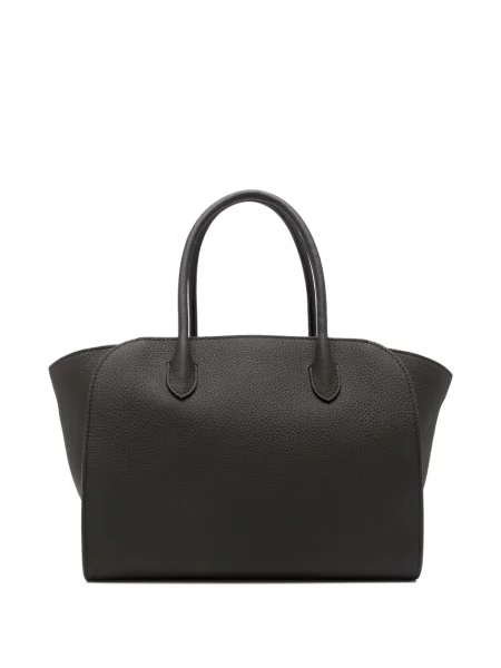 Geantă shopper The Row din piele maro