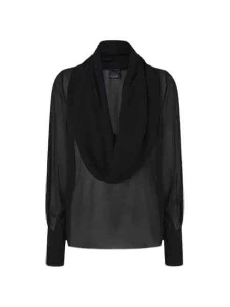 Top Pinko elegancki czarny