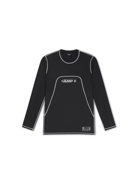Tricou funcțional negru alb