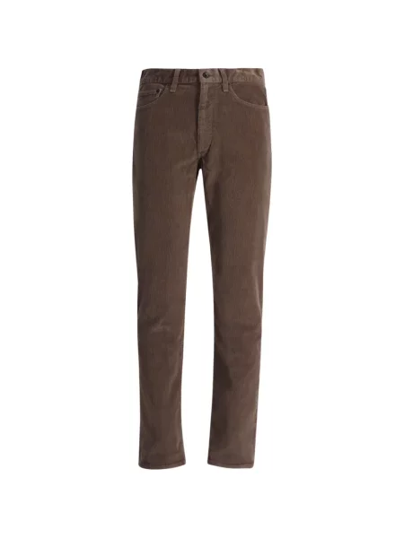 Pantaloni Rag & Bone de catifea cord maro
