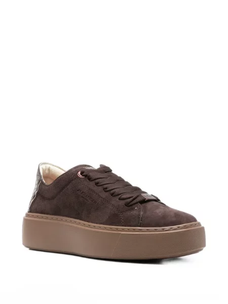 Sneakerși Alexander Smith cu platformă maro