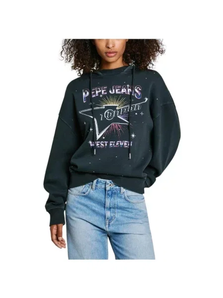 Geacă de blugi Pepe Jeans negru
