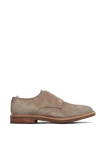Pantofi derby Officine Creative cu șireturi din piele de căprioară