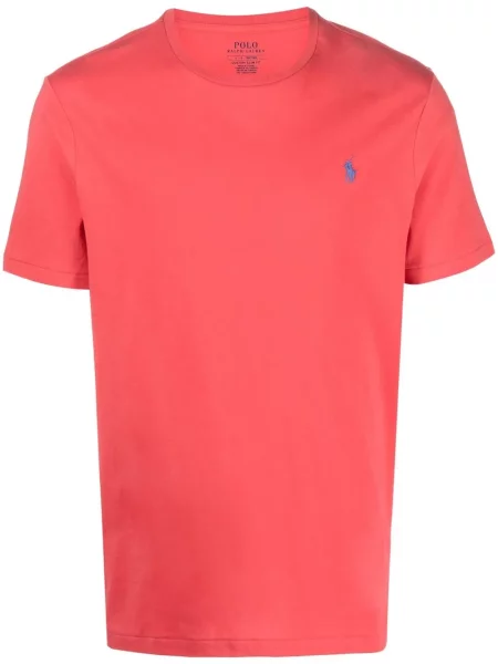 Μπλούζα Polo Ralph Lauren με στρογγυλή λαιμόκοψη με σχέδιο κόκκινο