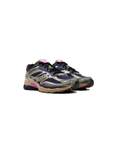 Sneakersy Saucony skórzane niebieskie