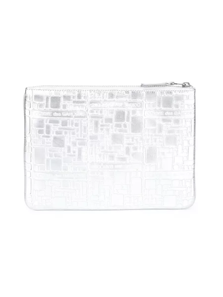 Piniginė Comme Des Garçons Wallet sidabrinė