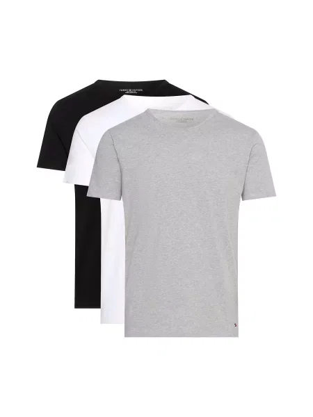 Tricou Tommy Hilfiger stretch alb