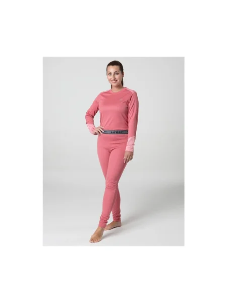 Pantaloni Loap cu perle roz