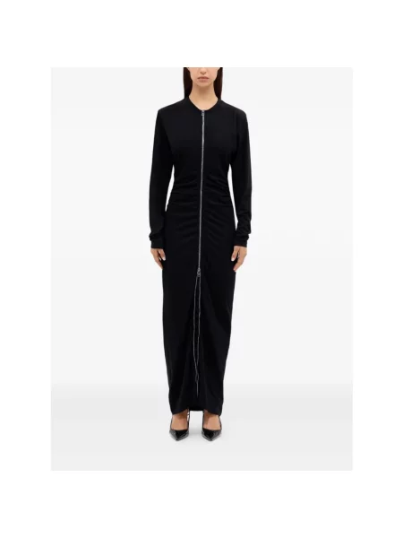 Sukienka maxi Msgm czarna