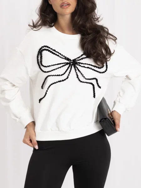Bluza Italy Moda bijela