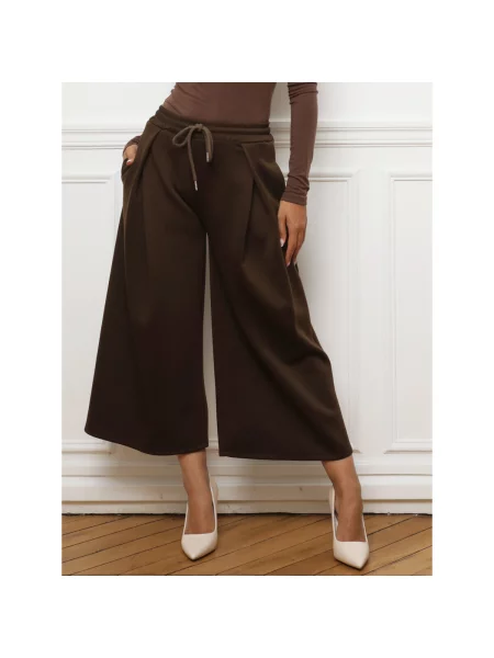 Pantaloni La Modeuse maro