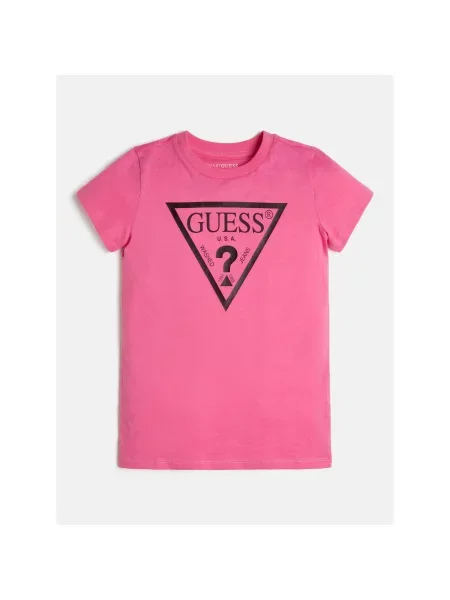 Guess T-Shirt Regular Fit ροζ