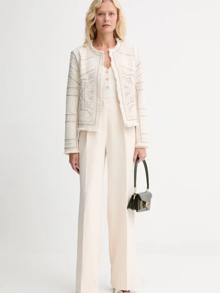 Піджак Morgan однобортний візерунок VCLIKY бежевий