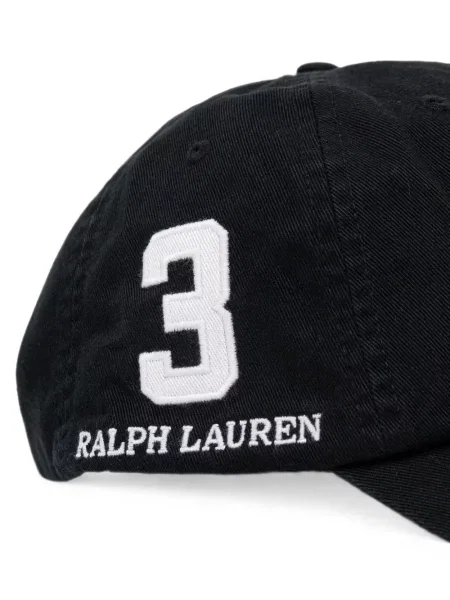 Șapcă Polo Ralph Lauren cu autograf negru
