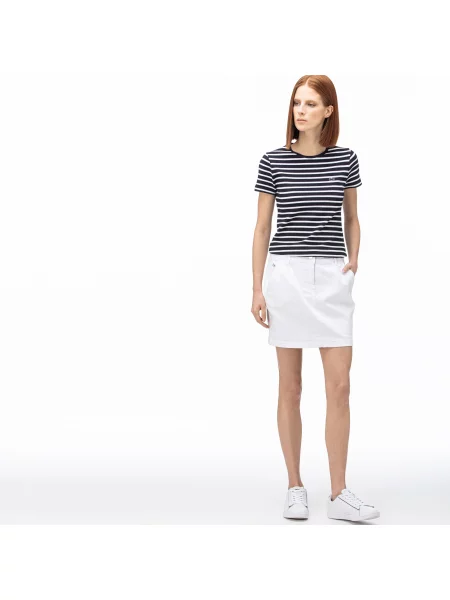 Юбка Lacoste.com белая
