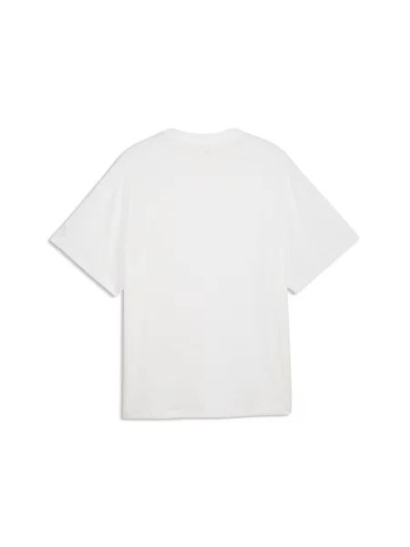 PUMA MÄ™ska koszulka Fundamentals o kroju oversize Akcesoria BiaÅ‚y S biała
