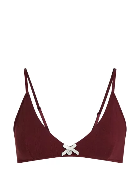 Sutien bralette Karl Lagerfeld cu autograf roșu