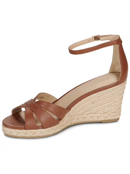 Lauren Ralph Lauren espadrile de piele Nellie maro