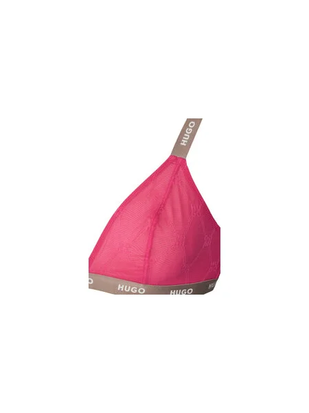 HUGO Bralette melltartó rózsaszín