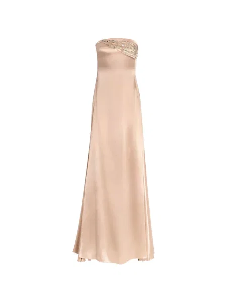 Maxi rochie maxi Genny fără bretele de costum